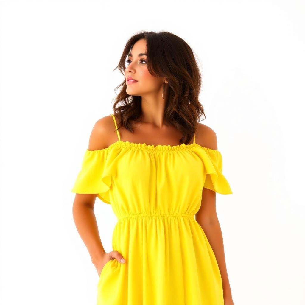 Daffodil Off-Shoulder Sundress