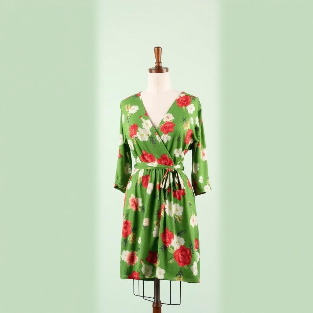 Emerald Floral Wrap