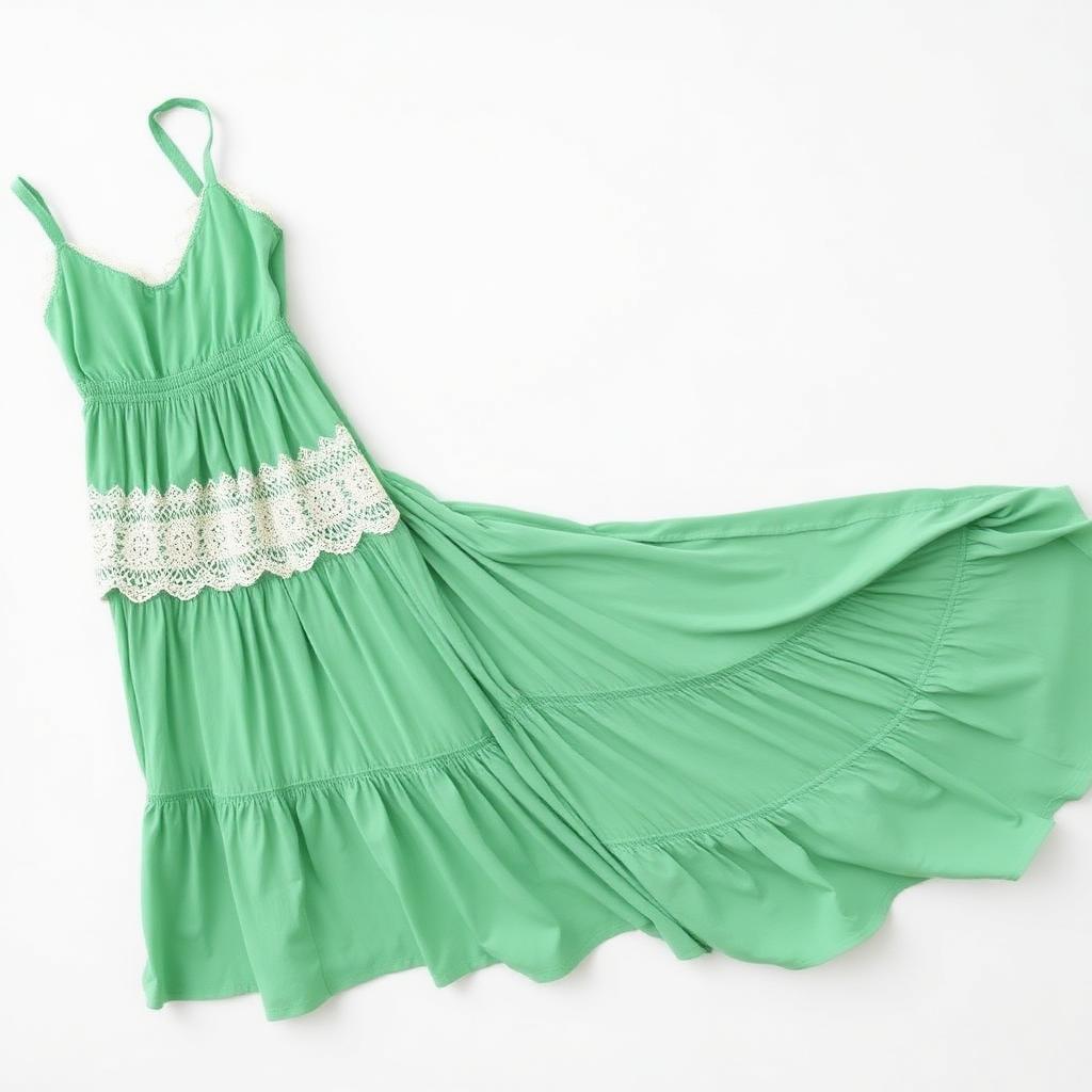 Jade Crochet Trim Maxi