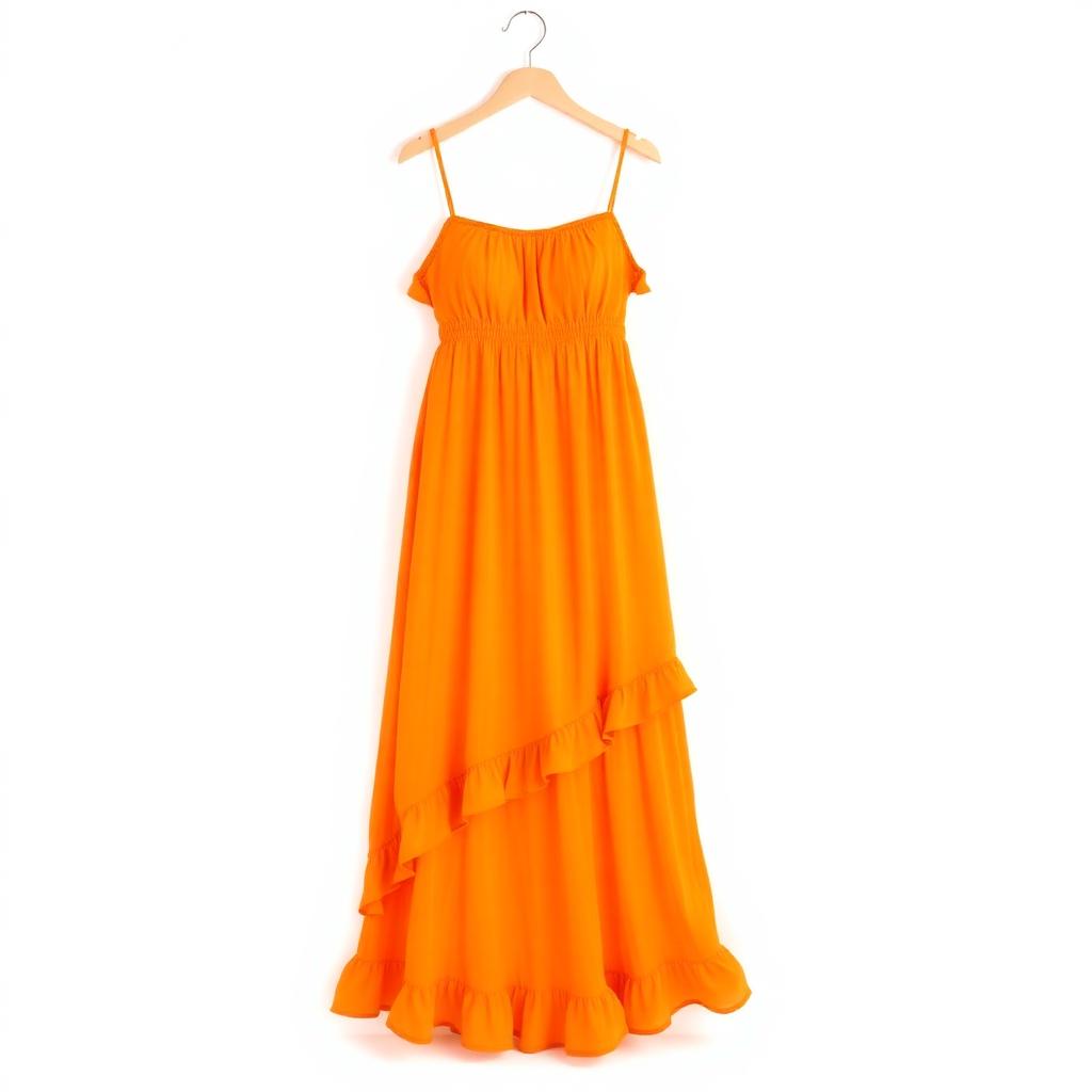 Tangerine Bardot Maxi