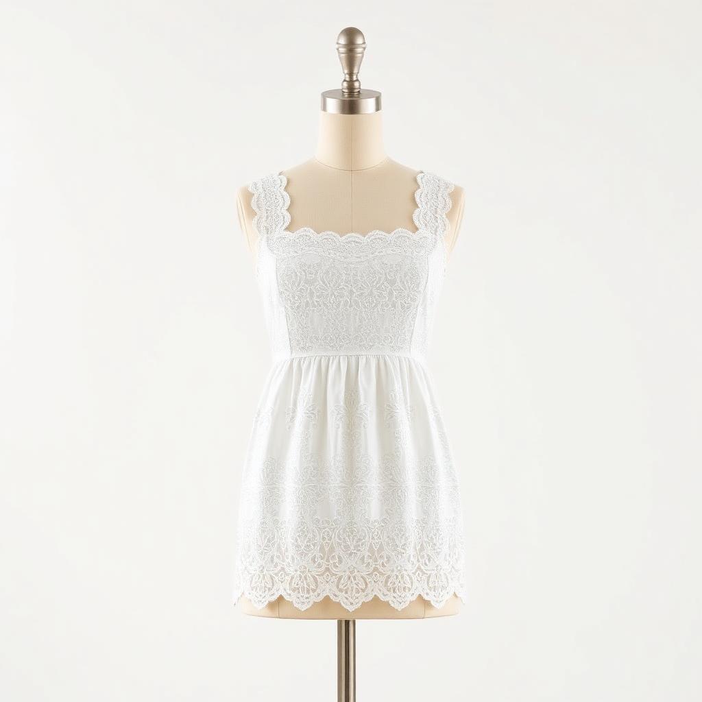 Ivory Eyelet Lace Mini